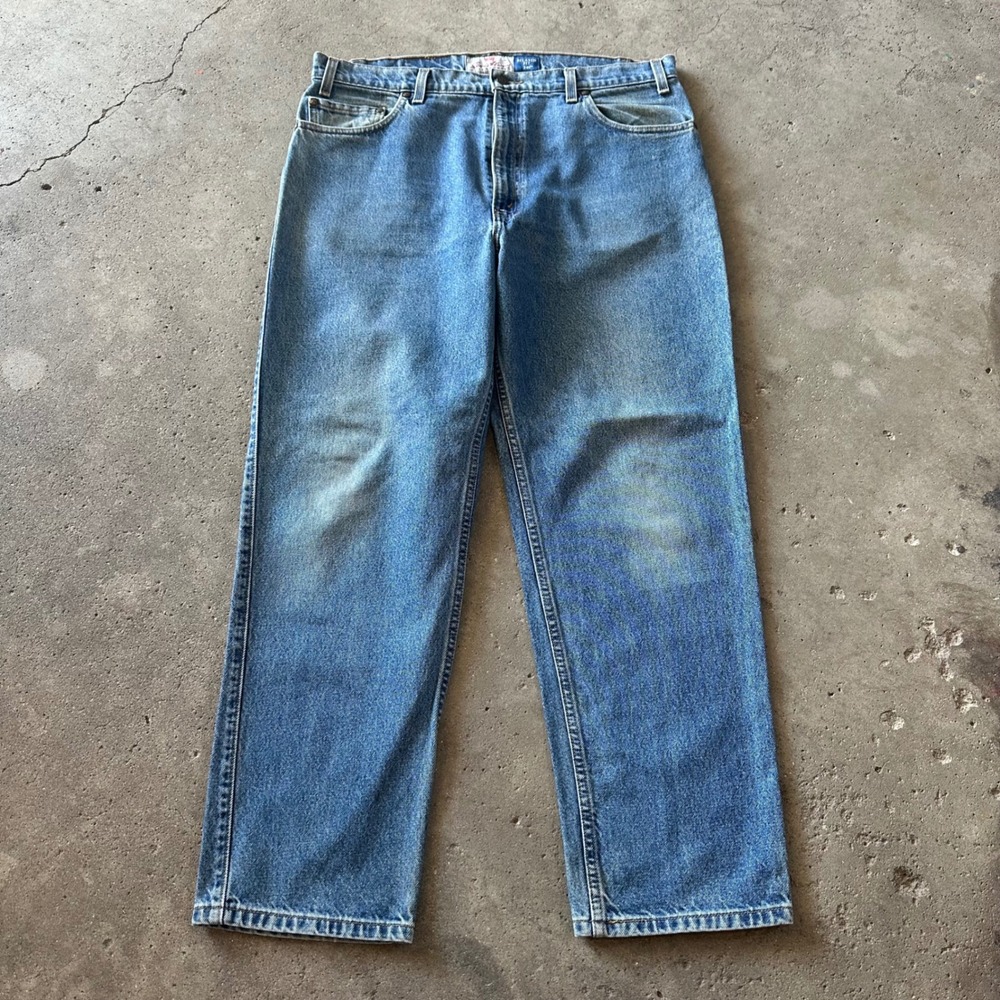 VTG 90s Levi's 540‎ Orange Tab Jeans Mens 38x30 Blue Relaxed Fit Straight Denim